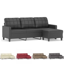 Kunstleder 3-Sitzer Sofa mit