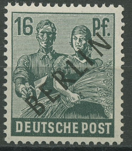 Berlin 1948 schwarzaufdruck - berlin,