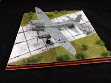 Diorama Flugplatz Betonpiste