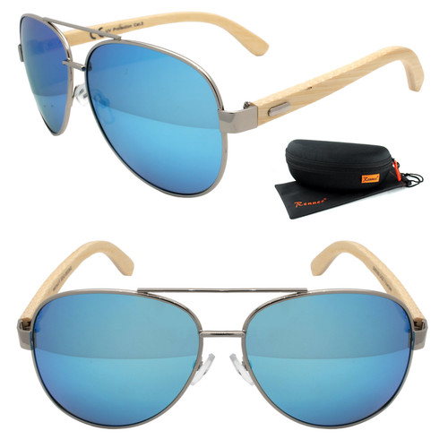 Luxxada pilotenbrille holz - pilotenbrille,