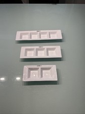 Servierschalen 3-tlg. Dipschalen Porzellan Servierschalenset Tapasschalen - 