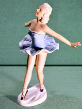 Thüringen Porzellankunst Tänzerin In Lila