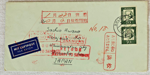 Luftpost brief airmail - brief,,