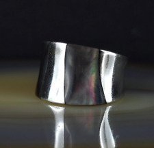 Ring Silber 925 Perlmutt grau 18,5 mm - extravagant & ausgefallen silver massiv 