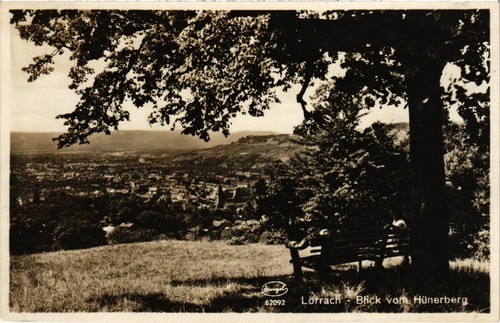 Cpa lorrach blick vom - lorrach,