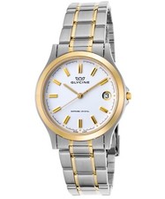 Glycine Vintage Herren Edelstahl Schweizer Quarzuhr 3690-31-SAP-MB