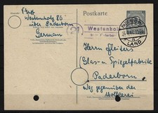 L508) Alliierte Bes. Karte mit