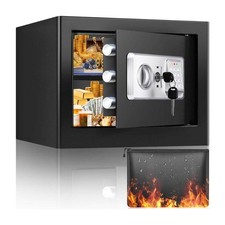 Mejasg 35L Feuerfester Safe für Zuhause mit feuerfester Geldtasche und