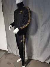 Adidas Trainingsanzug Beckenbauer Mexiko JE5335+JE5337 Neu Grö L /L Schwarz Gold