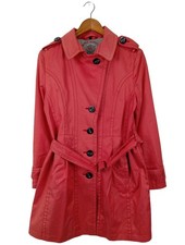 WEGA FASHION Übergangsmantel Damen Mantel Gr. DE 38 rot Casual-Look