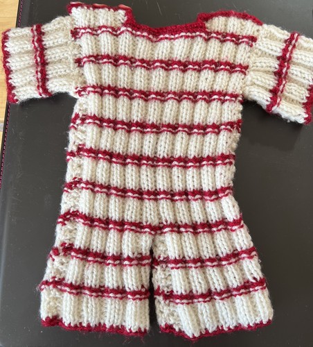 Teddy anzug beige rot cm - anzug,