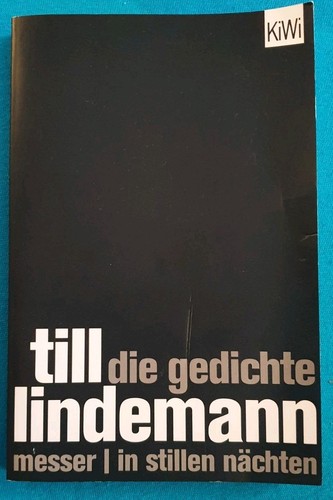 Till lindemann die gedichte - lindemann,