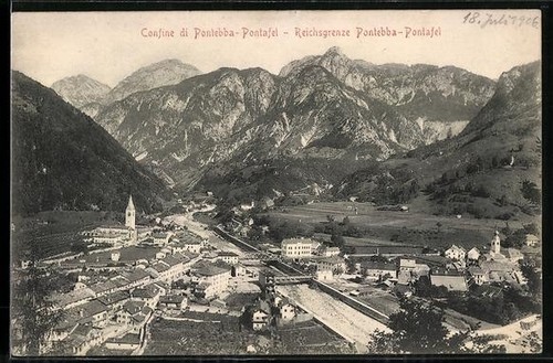Pontebba pontafel blick - ak, pontebba-pontafel,