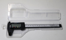 Messschieber Digital 150mm Kohlefaser Schieblehre Digital mit Klarem Lcd Display