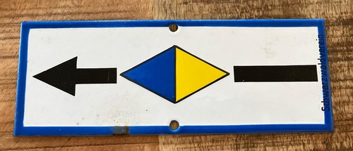 Blechschild wegweiser route - wegweiser,