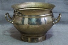 BLUMENTOPF UMTOPF ZINT 370/22 MESSING ÜBERTOPF CACHEPOT JARDINIERE PFLANZSCHALE