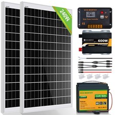 240w solaranlage komplettpaket - solaranlage,