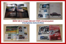 BMW 320 Ci Coupe E46 mit 170PS Literaturpaket - 4 komplette Zeitschriften