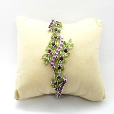 Schwarz Rotes Granat Peridot