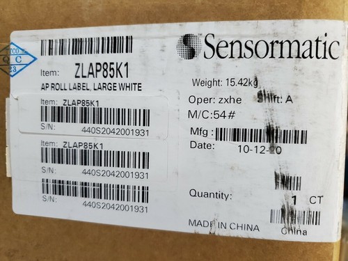 Sensormatic zlap85k1 roll - sensormatic,