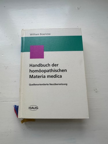 Handbuch der homöopathischen