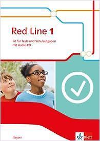 Red line fit - red, tests