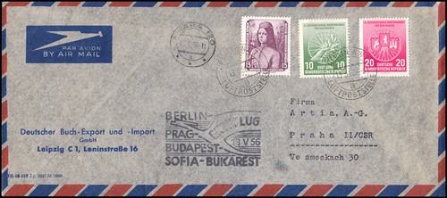 Erstflug lufthansa der ddr - der,
