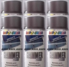 6x400ml hammerschlag lackspray - hammerschlag,