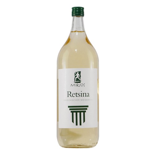 Mirios retsina weißwein 0l - retsina, 2,0l