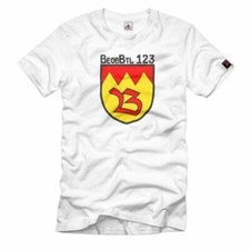BeobBtl 123 Beobachter Bataillon Bundeswehr Einheit Wappen Heer - T Shirt #2648