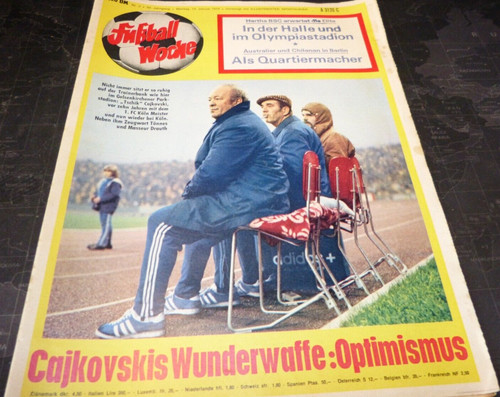 Fußball woche 1974 31 - fußball, nr.2/1974