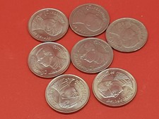 7 Münzen aus Thailand