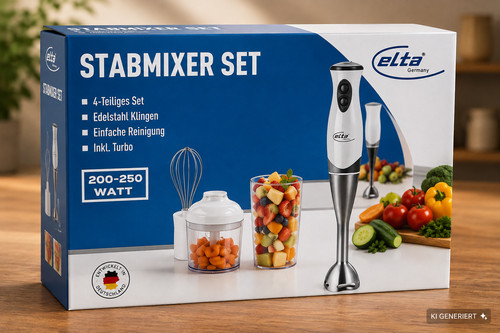 Elta stabmixer set teilig - stabmixer,