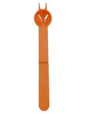 TUPPERWARE Eiertrenner Eigelbtrenner Küchenhelfer Orange 17cm Praktisch