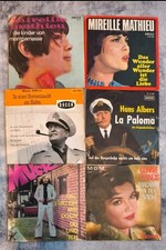 LP Vinyl 7" 7 Zoll Single Mireille Mathieu Hans Albers Muck DDR Eterna Amiga Set