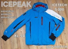 ICEPEAK ❤️ Ski Jacke + Kapuze Outdoor Winter türkis blau Gr. 54 XL ? wie NEU