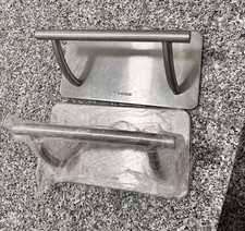 2 Efalock Fußstützen Edelstahl 