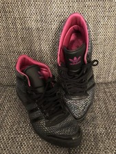 Adidas Originals Damen Sneaker TOP TEN HI SLEEK W , Schwarz , EUR 36 2/3 