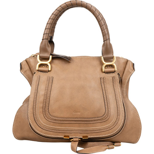 Chloé grained leather marcie - leather,