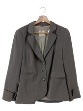 Anja Gockel Damen Blazer Gr. 40 Grau Elegant Business