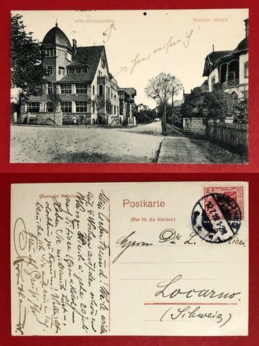 Dresden weisser hirsch 1910 - ak,