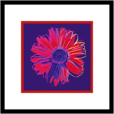 Andy Warhol Poster Kunstdruck Bild im Alu Rahmen Daisy 50x50cm Germanposters Neu