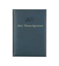 Buchkalender 2027 mit Gravur /