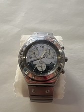Swatch Irony Chronograph Edelstahl 1999 – Panda Dial – Herrenarmbanduhr Vintage