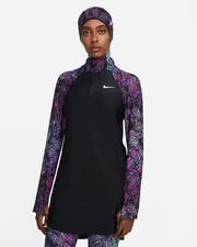 Nike Victory Logo Damen Schwimm-Tunika DH9966-010 Badeanzug Bikini schwarz XS