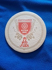 Bierdeckel Pils - Rot - Dortmunder Ritter