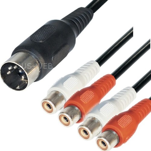 Audio adapter pol din - adapter, 5