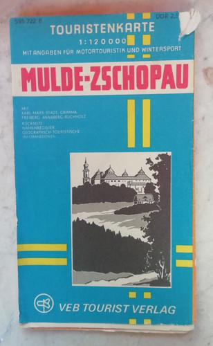 Ddr wanderkarte mulde - ddr,