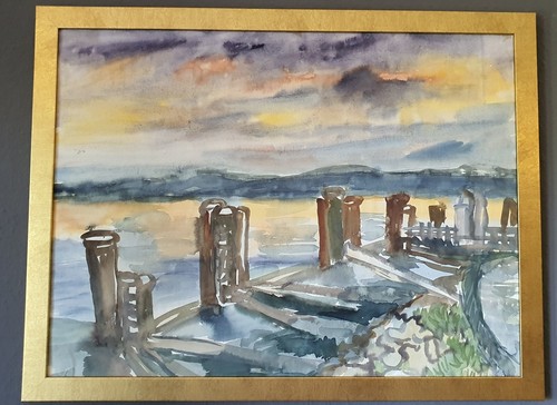 Gemälde aquarell elfriede - aquarell,