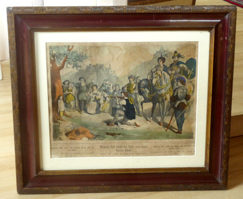 Wilhelm tell lithografie - lithografie, c